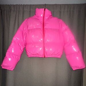 Latex Puffer Coat